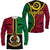 Vanuatu Long Sleeve Shirt Tribal Vanuatu Coat Of Arms Flag Style LT9 Unisex Black - Polynesian Pride