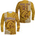 (Custom Personalised) Hawaii Mililani High School Long Sleeve Shirt Tribal Kakau LT9 Unisex Yellow - Polynesian Pride