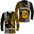 Hawaii Nanakuli High School Long Sleeve Shirt Tribal Kakau LT9 Unisex Yellow - Polynesian Pride