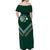 Personalised Hawaii Rainbow Warriors Off Shoulder Long Dress Simple Style LT7 - Polynesian Pride