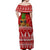 Hawaii Christmas Off Shoulder Long Dress Mele Kalikimaka - Pineapple LT7 - Polynesian Pride