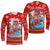 Hawaii Christmas Santas Surf Mele Kalikimaka Long Sleeve Shirt - LT2 Unisex RED - Polynesian Pride