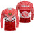 Tonga Rugby Mate Ma'a Tonga Tapa Pattern Long Sleeve Shirt - LT2 Unisex RED - Polynesian Pride