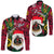 Vanuatu Christmas - Joyeux Nol Santas God Yumi Long Sleeve Button Shirt - LT2 Unisex PURPLE - Polynesian Pride