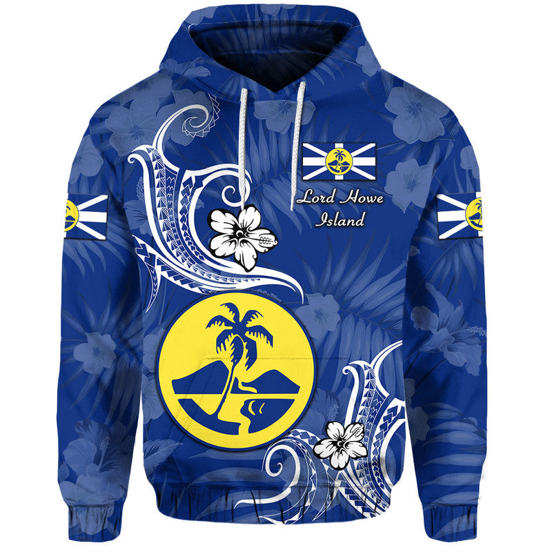 Lord Howe Island Hoodie Unique Polynesian Gradient Vibes LT8 Pullover Hoodie - Polynesian Pride