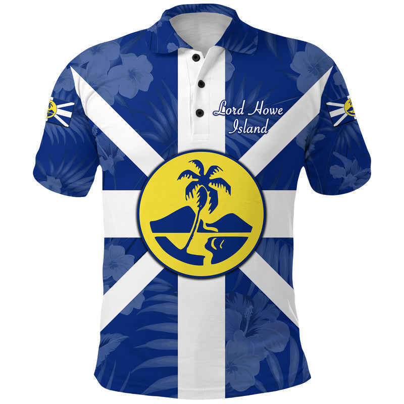 Custom Lord Howe Island Polo Shirt Unique Polynesian Flag Vibes LT8 - Polynesian Pride