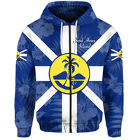 Lord Howe Island Hoodie Flag Vibes LT8 Zip Hoodie - Polynesian Pride