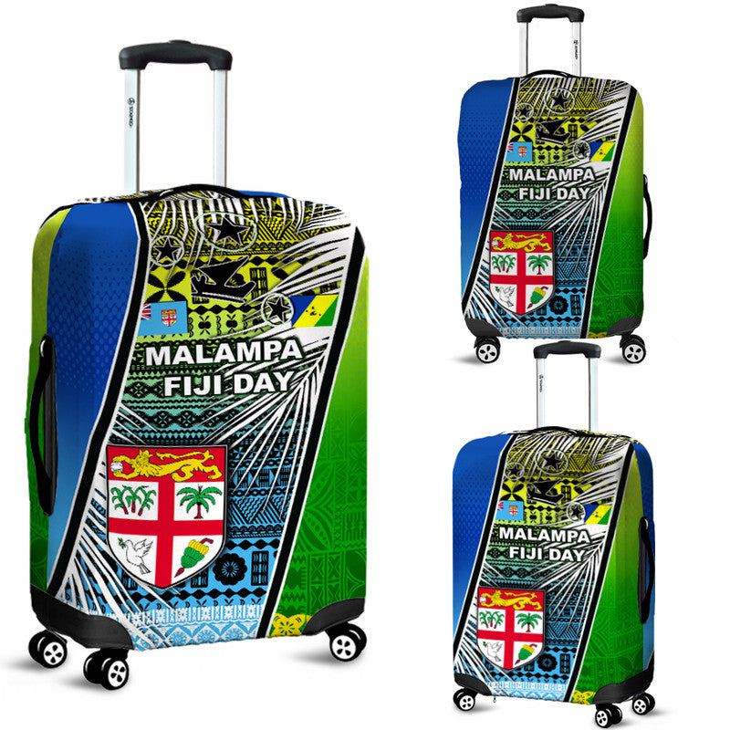 Vanuatu Malampa Fiji Day Luggage Cover 2022 LT6 - Polynesian Pride