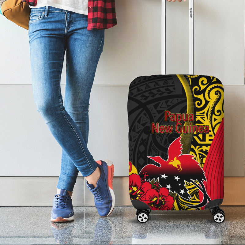 Papua New Guinea Luggage Cover Vibe Style LT6 - Polynesian Pride