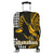 Hawaii Nanakuli High School Luggage Cover Tribal Kakau LT9 Yellow - Polynesian Pride