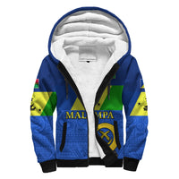 (Custom Personalised) Malampa Province Sherpa Hoodie Vanuatu Proud LT13 Unisex Blue - Polynesian Pride