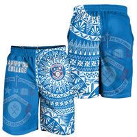 Apifoou Tonga College Men Shorts Tongan Ngatu Pattern LT14 - Polynesian Pride