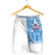 Samoa Rugby Men Shorts Toa Samoa Polynesian Pacific White Version LT14 - Polynesian Pride