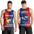 TokoUso Men Tank Top Tonga and Samoa United We Stand Divided We Fall LT14 Blue - Polynesian Pride