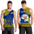 (Custom Personalised) Niue Hiapo Men Tank Top Rock of Polynesia Tapa Niuean Crab Happy Day LT13 - Polynesian Pride