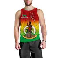 (Custom Personalised) Vanuatu Independence Day Men Tank Top 42nd Anniversary Yumi Yumi Yumi LT13 - Polynesian Pride