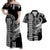 Hawaii Kakau Matching Dress and Hawaiian Shirt Polynesian Warrior White LT6 White - Polynesian Pride