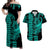 Hawaii Kakau Matching Dress and Hawaiian Shirt Polynesian Warrior Green LT6 Green - Polynesian Pride