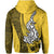 Hawaiian Shark Polynesian Hoodie Vibe Yellow Style LT6 - Polynesian Pride