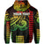 Custom Kakau Hawaiian Polynesian Hoodie Reggae LT6 - Polynesian Pride