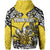 Custom Niue Uga Hoodie Tribal Patterns Yellow Style LT6 - Polynesian Pride