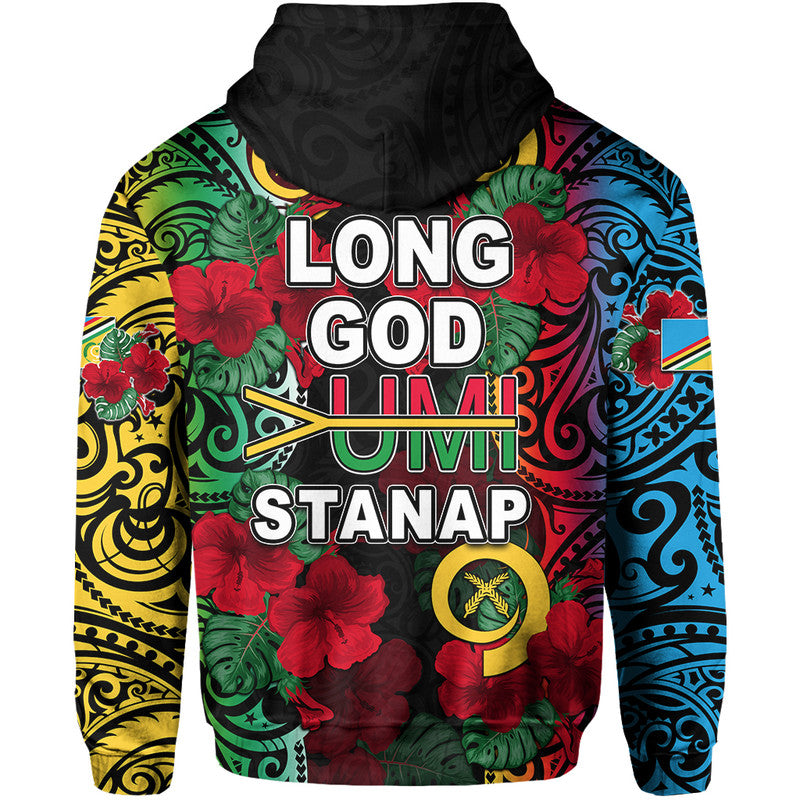 Vanuatu Torba and Hibiscus Hoodie LT6 - Polynesian Pride