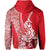 Hawaiian Shark Polynesian Hoodie Vibe Red Style LT6 - Polynesian Pride