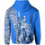 Hawaiian King Kamehameha Hoodie Vibe Blue Style LT6 - Polynesian Pride