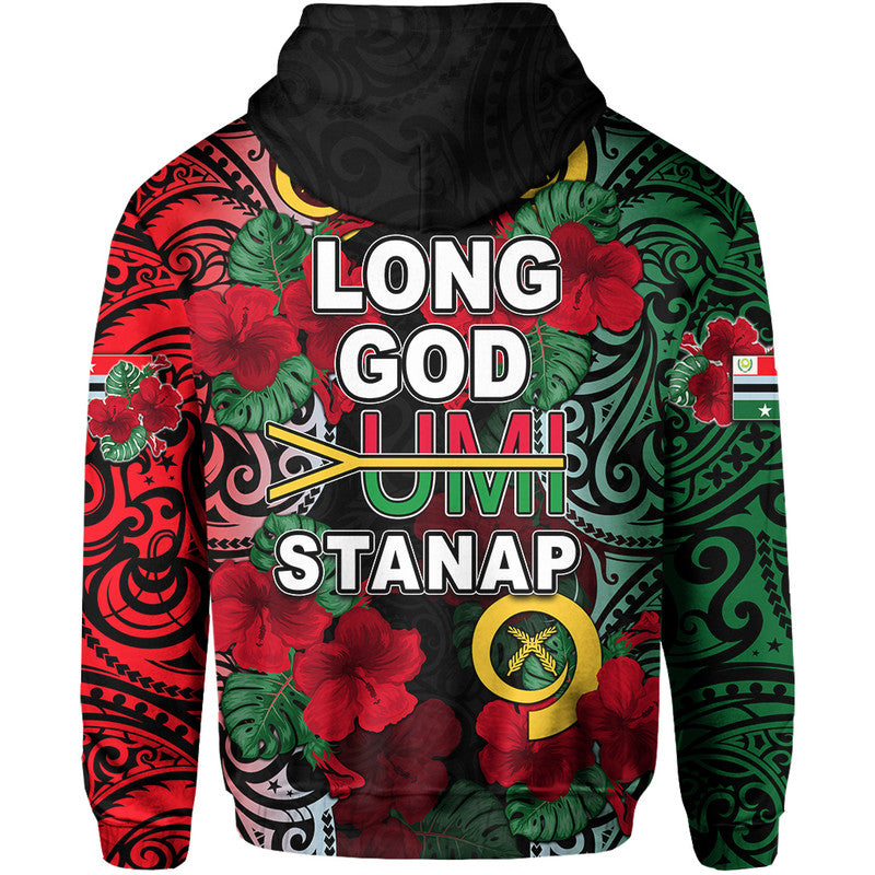 Vanuatu Penama and Hibiscus Hoodie LT6 - Polynesian Pride