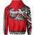 Custom Tonga Hoodie Polynesian Tattoo LT6 Zip Hoodie Red - Polynesian Pride