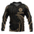 Tahiti Polynesian Hoodie Gold Tribal Wave Unisex Black - Polynesian Pride