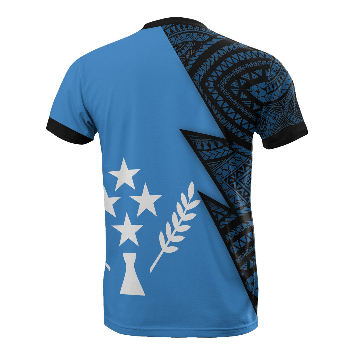 Kosrae Pattern All Over T Shirt Kosrae Flag Polynesian Tattoo - Polynesian Pride