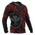 Polynesian Hawaii ll Over Hoodie Red Tribal - Polynesian Pride