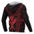 Hawaii Polynesian Hoodie Red Tribal Pattern - Polynesian Pride