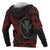 Polynesian Hawaii ll Over Hoodie Red Tribal - Polynesian Pride