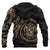 Tonga Polynesian ll Over Hoodie Gold Turtle Tribal - Polynesian Pride