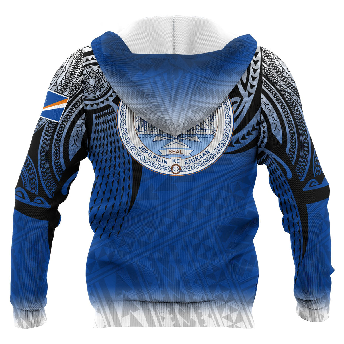 Marshall Islands Polynesian Hoodie Tattoo Pattern - Polynesian Pride