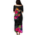 American Samoa Hibiscus Polynesian Tribal Puletasi Dress - LT12 - Polynesian Pride