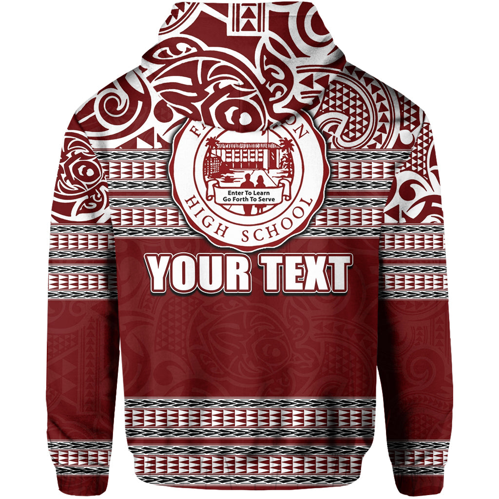 Custom Hawaii Farrington High School Hoodie No.1 LT6 - Polynesian Pride