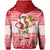 Tonga Christmas Zip Hoodie Cool Santa Claus LT6 - Polynesian Pride