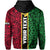 Custom Vanuatu Rugby Zip Hoodie Polynesian Flag Style - Polynesian Pride