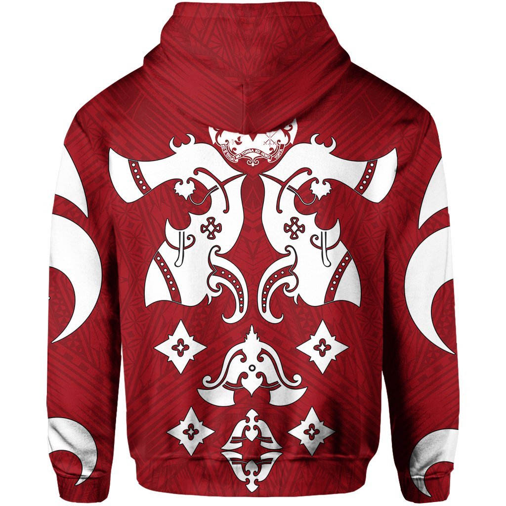 Tonga Polynesian All Over Zip Hoodie - Polynesian Pride