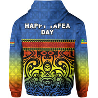 Tafea Day Zip Hoodie of Vanuatu Polynesian Flag Style LT6 - Polynesian Pride