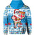 Fiji Christmas Hoodie Cool Santa Claus LT6 - Polynesian Pride