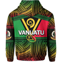 Vanuatu Hoodie Rugby Polynesian Patterns - Polynesian Pride