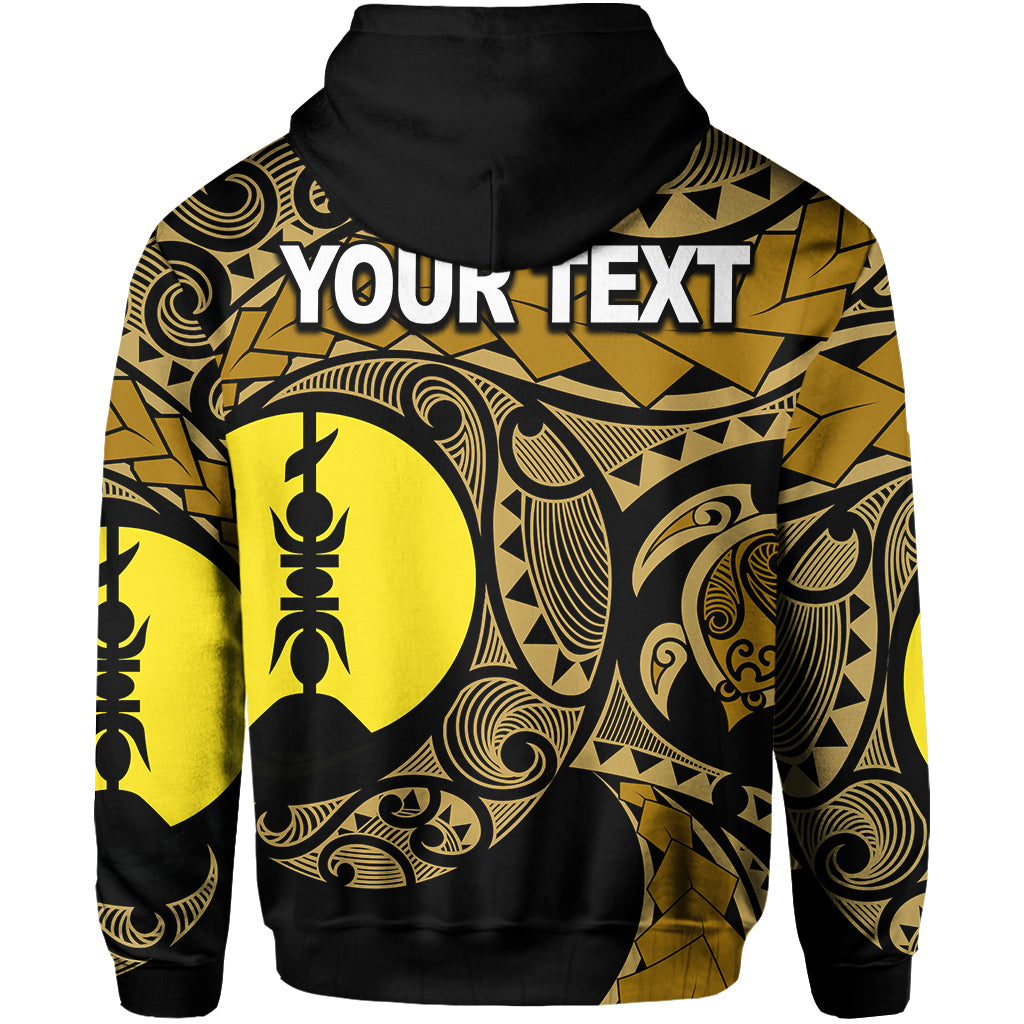 Custom New Caledonia Hoodie Gold Color LT6 - Polynesian Pride