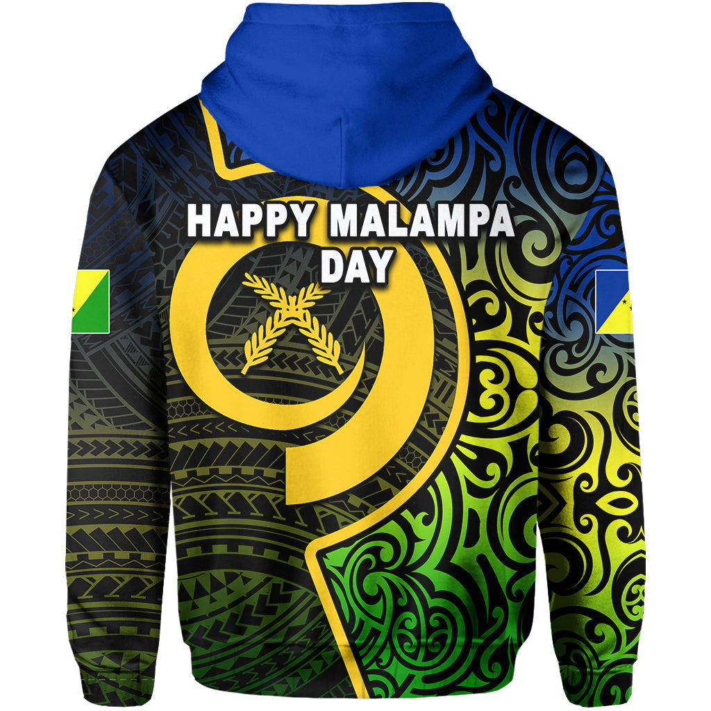 Malampa Day Zip Hoodie Flag Color LT6 - Polynesian Pride