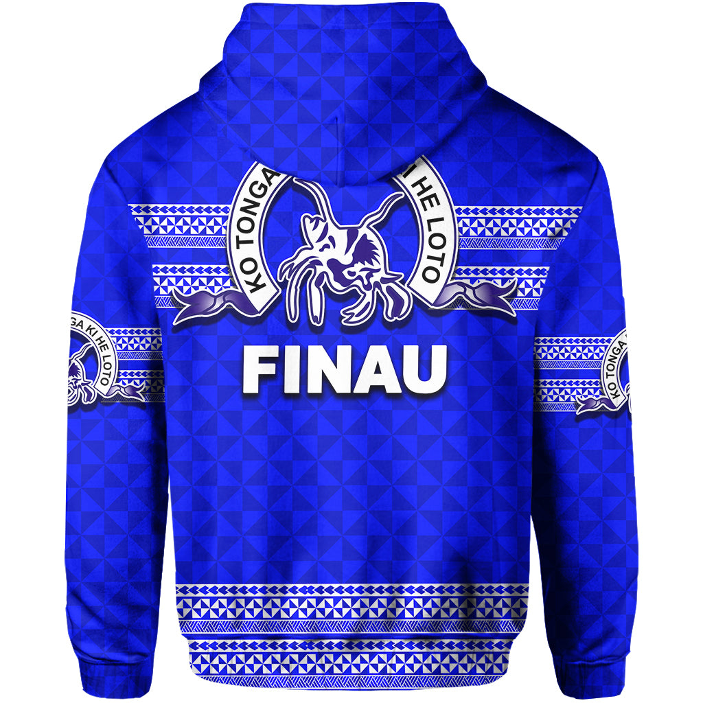 Finau Hoodie LT6 Unisex Blue - Polynesian Pride