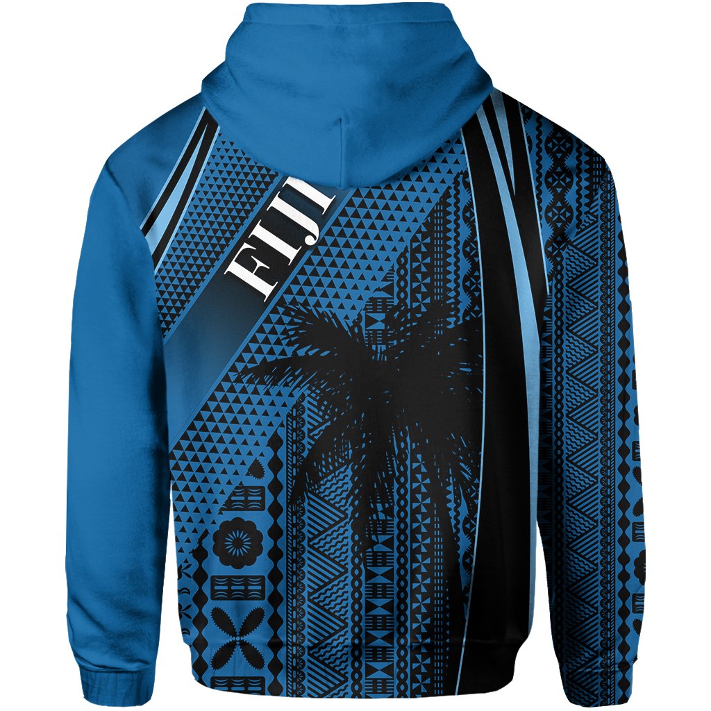 Fiji Zip Hoodie Special Style Tapa No.2 - Polynesian Pride