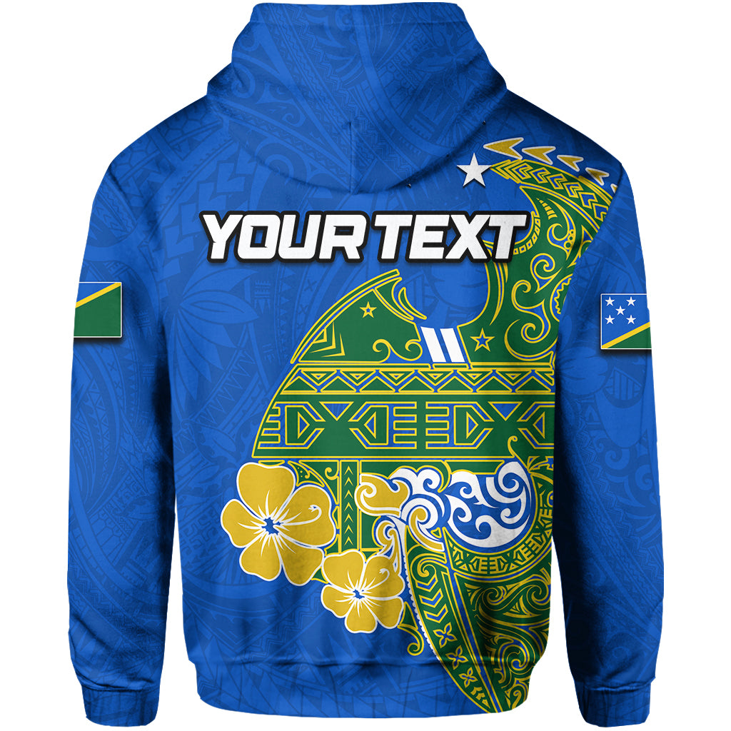 Custom Solomon Islands Independence 44th Melanesia Tattoo Hoodie LT6 - Polynesian Pride
